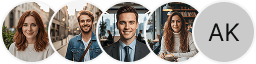 Several investor avatars displayed in the Keen Upswellidge trading reviews section